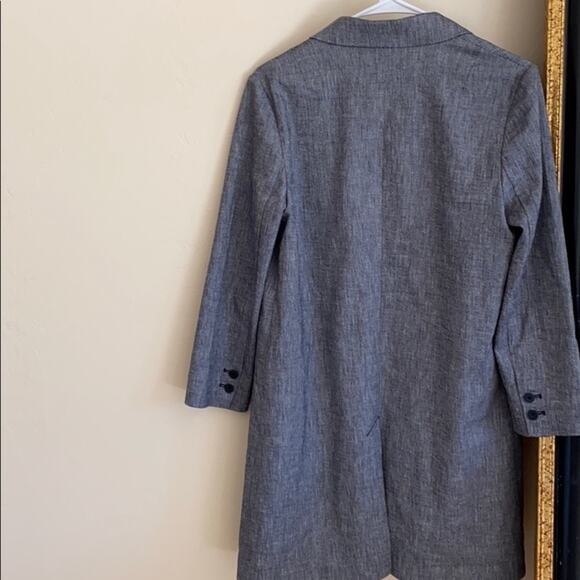 Anthropologie Cartonnier long single button oversized blazer - Picture 6 of 8